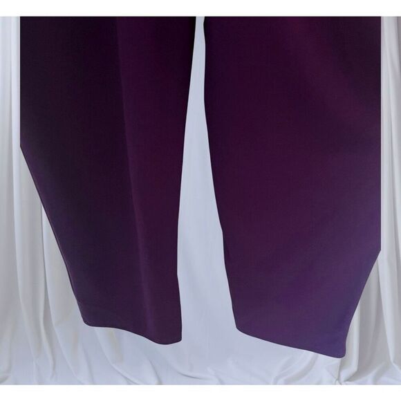 Brand New She + Sky Women's Large Plum Purple Jumpsuit With Pockets - Picture 4 of 11